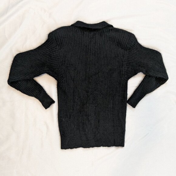 Vintage I B Diffusion Collared Button Super Soft Sweater Size Large - Picture 4 of 5